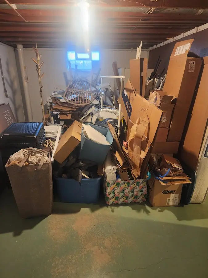 Roll-off dumpster container at job site for Yard Waste Dumpster Rental in Lake Havasu City